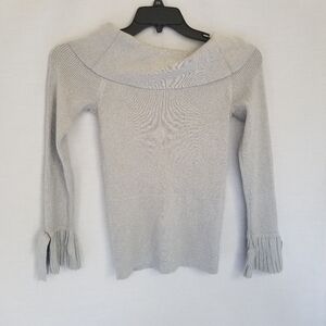 7th Ave. Cowl Neck Sparkle Sweater
